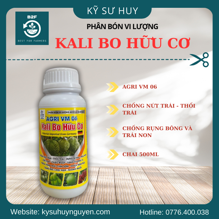 KALI BO HỮU CƠ 