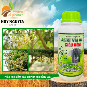 SIÊU KẼM – AGRI VM 04 PHÂN HÓA MẦM HOA, GIÚP RA HOA ĐỒNG LOẠT